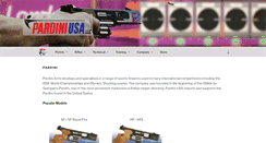 Desktop Screenshot of pardiniguns.com